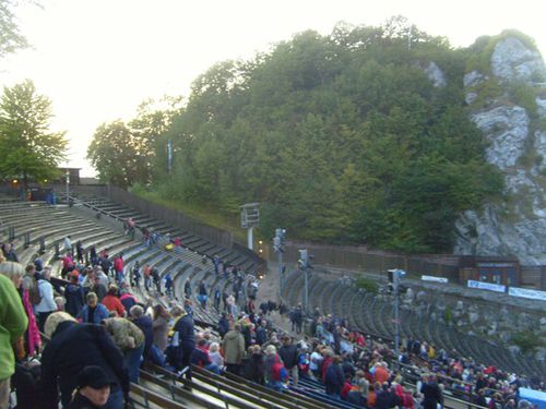 Einlass in die Arena