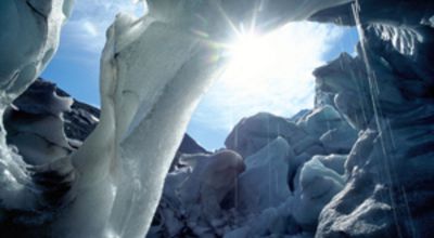 Glacier is melting