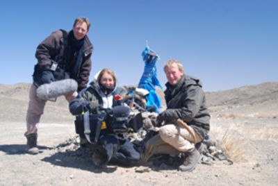 Jens-Uwe Heins (rechts) mit Team
