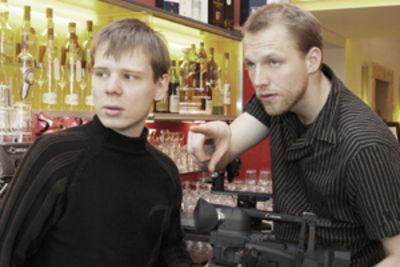 Sven Falge and Markus Matschke at work
