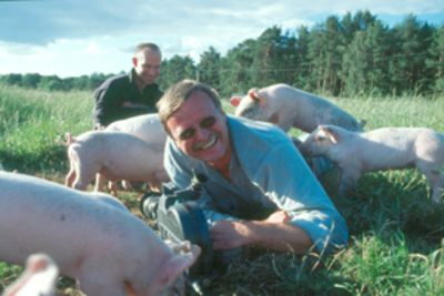Ernst Sasse (in front)